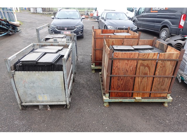 4x pallet blauwe natuurleien - afbeelding 2 van  6