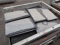 4x pallet blauwe natuurleien - afbeelding 4 van  6