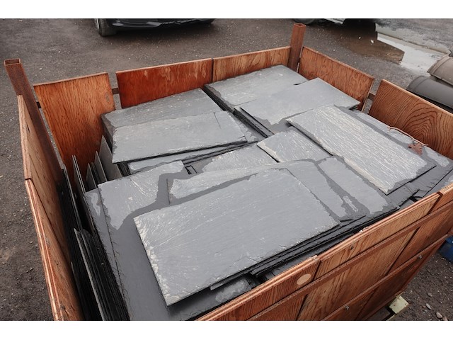 4x pallet blauwe natuurleien - afbeelding 6 van  6