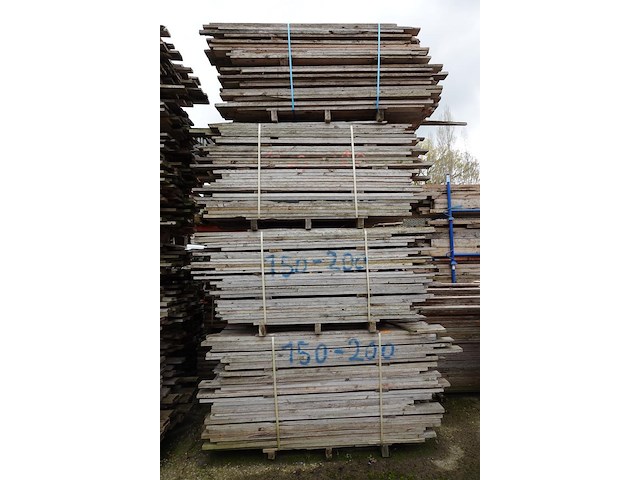 4x pallet hout - afbeelding 1 van  3