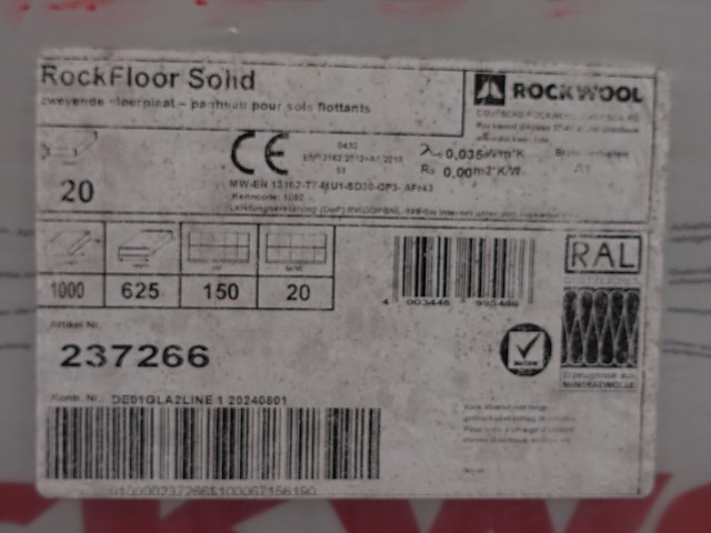 4x pallet isolatie rockwool - afbeelding 4 van  4