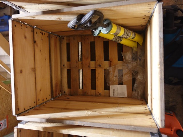 4x pallet met opzetranden - afbeelding 3 van  5