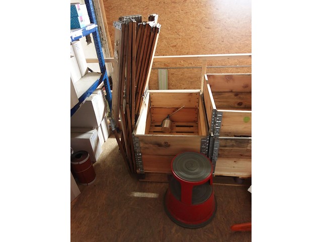 4x pallet met opzetranden - afbeelding 5 van  5