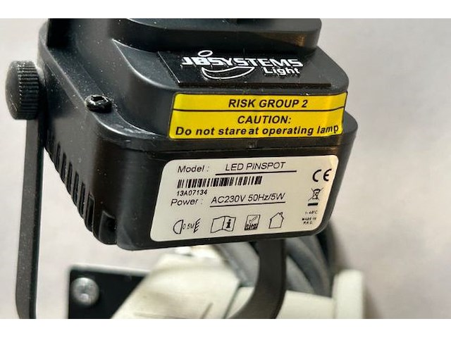 4x pinspot led jb systems - afbeelding 4 van  4