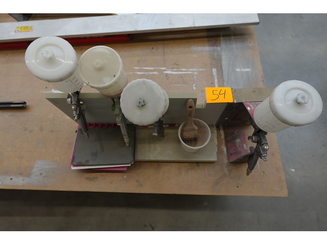4x pneumatische verfspuit - afbeelding 1 van  4