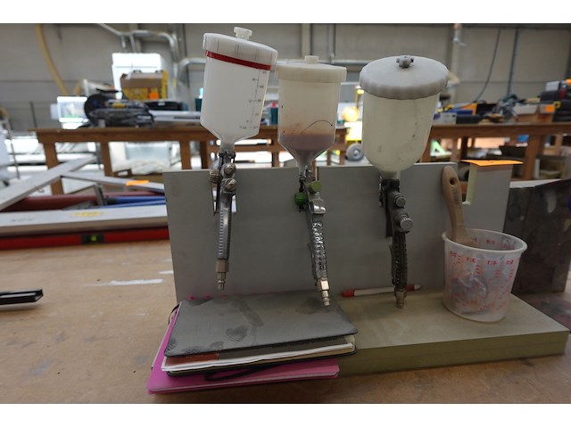 4x pneumatische verfspuit - afbeelding 2 van  4