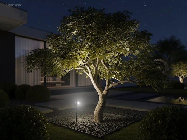 (4x) prikspot tuinlamp gu10 fitting 60cm zwart... - afbeelding 5 van  12