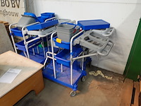 4x professionele schoonmaakwagen - afbeelding 3 van  3