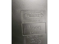 4x pvc stoel moon zwart - gaber - afbeelding 3 van  3