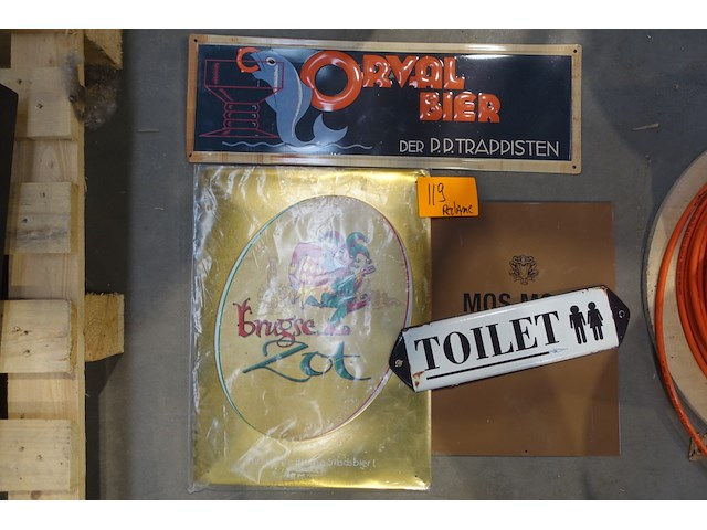 4x reclamebord - afbeelding 1 van  1