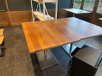 4x restauranttafel 80x120