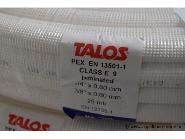 4x rol pex buis, talos, pex en 13501-1, 1/4" x 0,80 mm en 3/8" x 0,80 mm, 25 mtr, gelamineerd - afbeelding 2 van  3