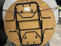 4x ronde inklapbare tafels - afbeelding 2 van  4