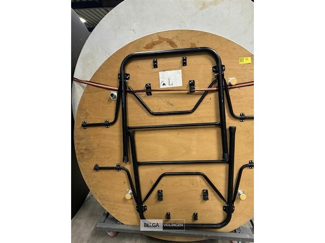 4x ronde inklapbare tafels - afbeelding 3 van  4