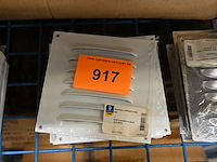 4x rooster aluminium wit - afbeelding 1 van  1
