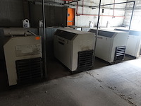 4x schroefcompressor ingersoll rand ssr - afbeelding 1 van  8