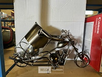 4x sier stukken motor wijnfleshouder - afbeelding 3 van  3