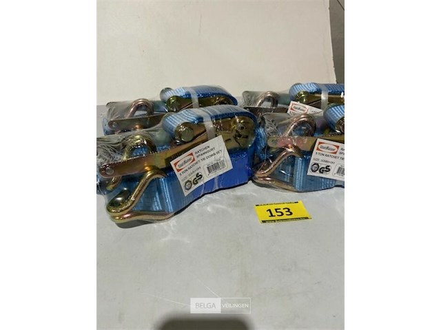 4x spanband met ratel 5 ton - afbeelding 1 van  3