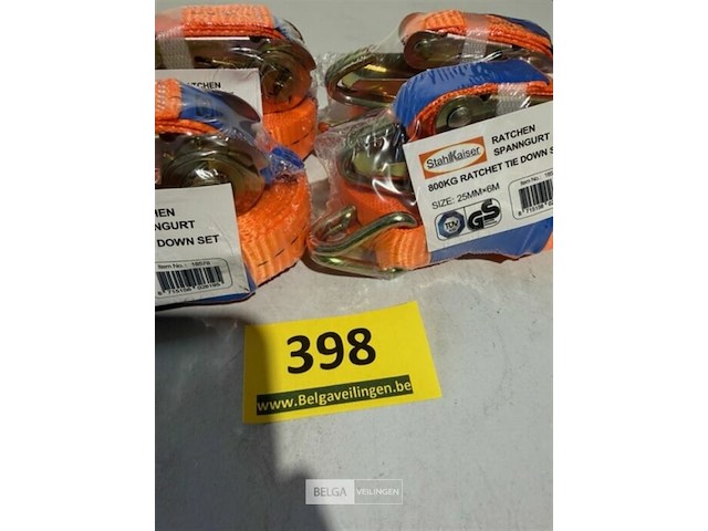 4x spanriem 800 kg 25mmx6m - afbeelding 3 van  3