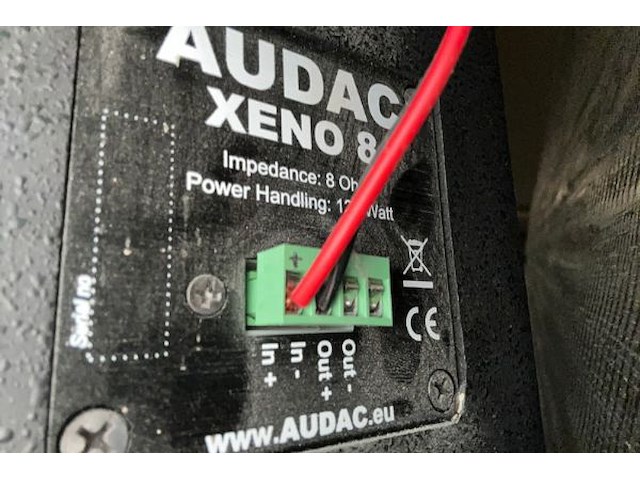 4x speaker audac - afbeelding 5 van  5