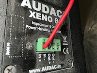 4x speaker audac - afbeelding 5 van  5