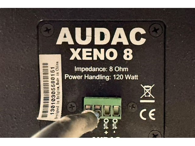 4x speaker audac - afbeelding 3 van  4