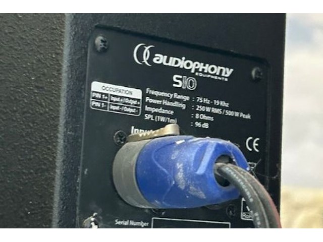 4x speaker audiophony - afbeelding 4 van  5