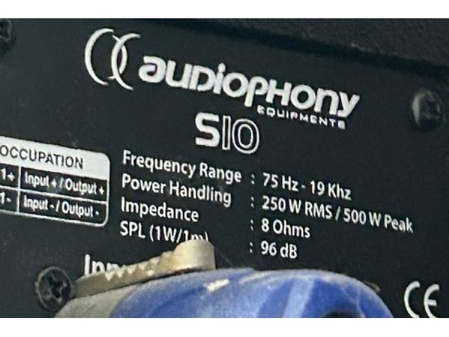 4x speaker audiophony - afbeelding 5 van  5