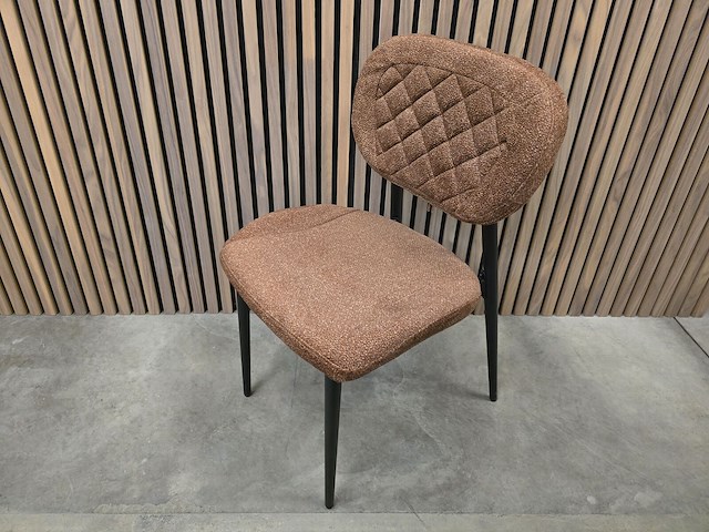 4x stoel anoushka bruin fabrics - afbeelding 2 van  5