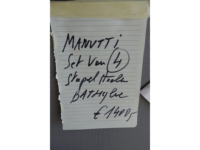 4x stoel manutti - afbeelding 4 van  4