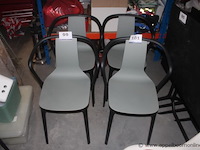4x stoel met armleuning - afbeelding 1 van  1