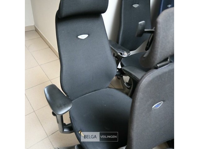 4x stoffen kantoorstoelen - afbeelding 4 van  4