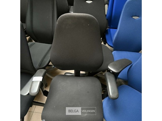 4x stoffen kantoorstoelen - afbeelding 3 van  3