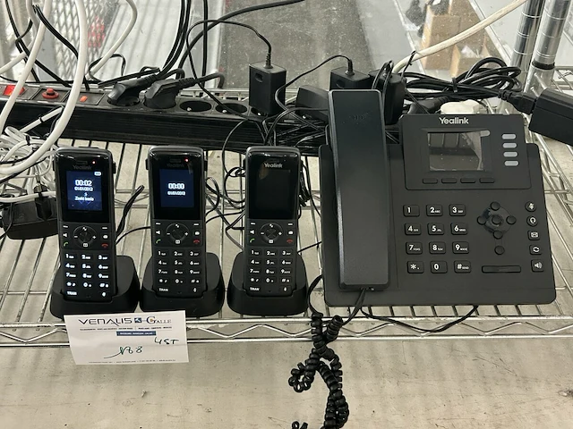 4x telefoonset yealink - afbeelding 1 van  4