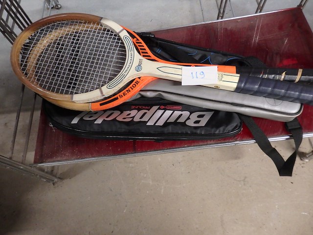 4x tennisraket - afbeelding 1 van  1
