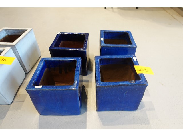 4x terracotta bloempot - afbeelding 2 van  4