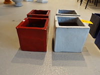 4x terracotta bloempot - afbeelding 1 van  5