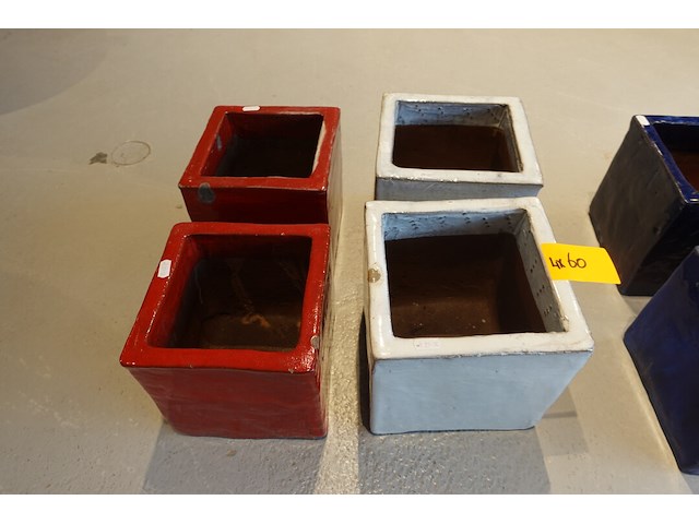 4x terracotta bloempot - afbeelding 2 van  5
