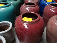 4x terracotta vaas - afbeelding 2 van  3