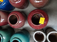 4x terracotta vaas - afbeelding 3 van  3