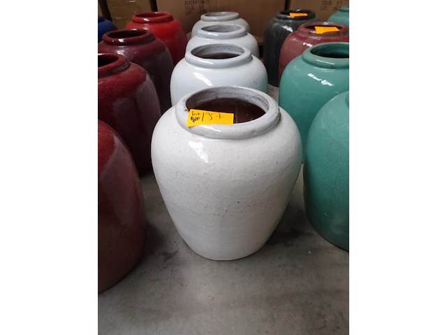 4x terracotta vaas - afbeelding 2 van  3