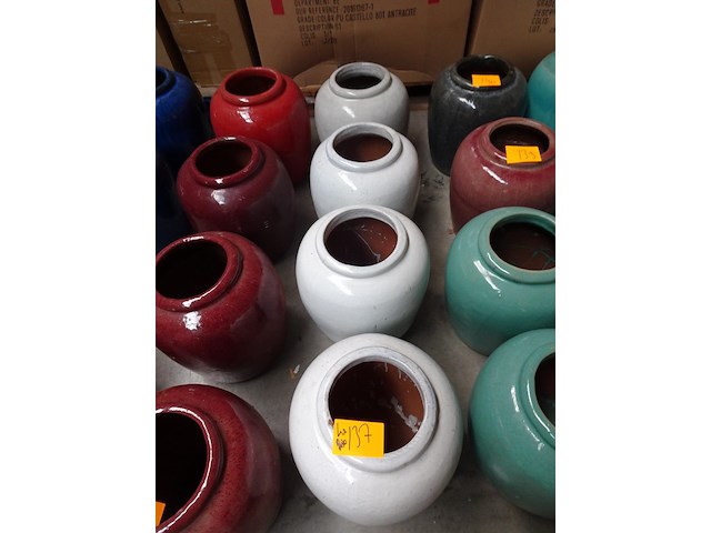 4x terracotta vaas - afbeelding 3 van  3