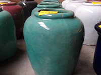 4x terracotta vaas - afbeelding 1 van  3