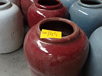 4x terracotta vaas - afbeelding 2 van  3