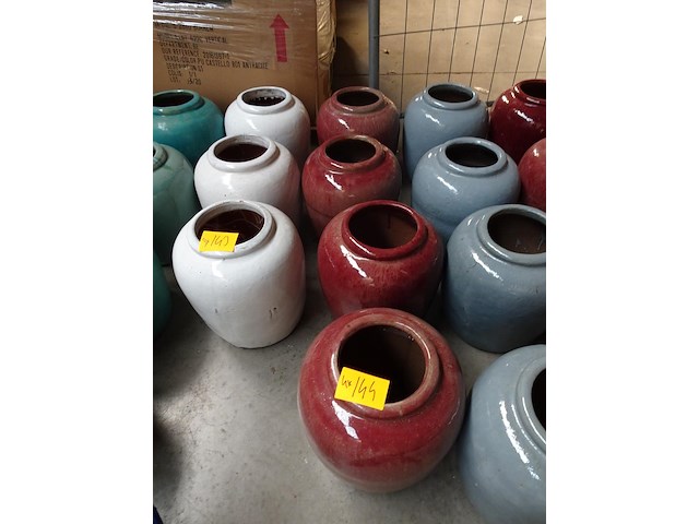 4x terracotta vaas - afbeelding 3 van  3