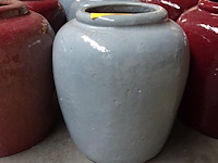 4x terracotta vaas - afbeelding 1 van  3