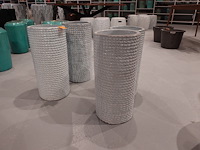 4x terracotta vaas - afbeelding 1 van  4