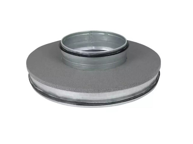 4x thermoduct deksel 450mm met vlakke tuit 160mm geisoleerd - afbeelding 1 van  2