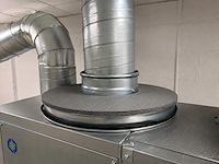 4x thermoduct deksel 450mm met vlakke tuit 160mm geisoleerd - afbeelding 2 van  2
