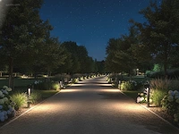 (4x) tuinlamp 50cm gu10 fitting zand zwart... - afbeelding 6 van  9